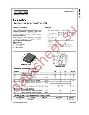 FDC6020C datasheet  